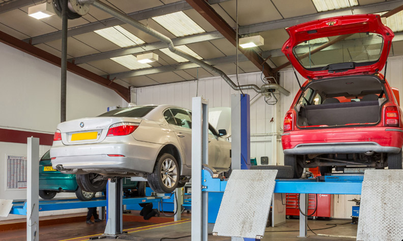 Autokare Cambridge local independent garage workshop and vehicle servicing bays on Barnwell Road