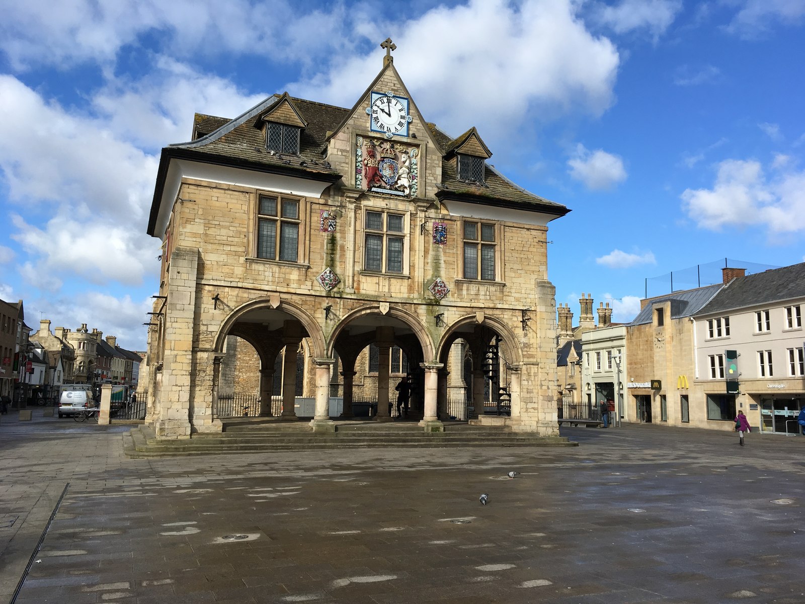 Peterborough Guildhall historic landmark in Cathedral Square