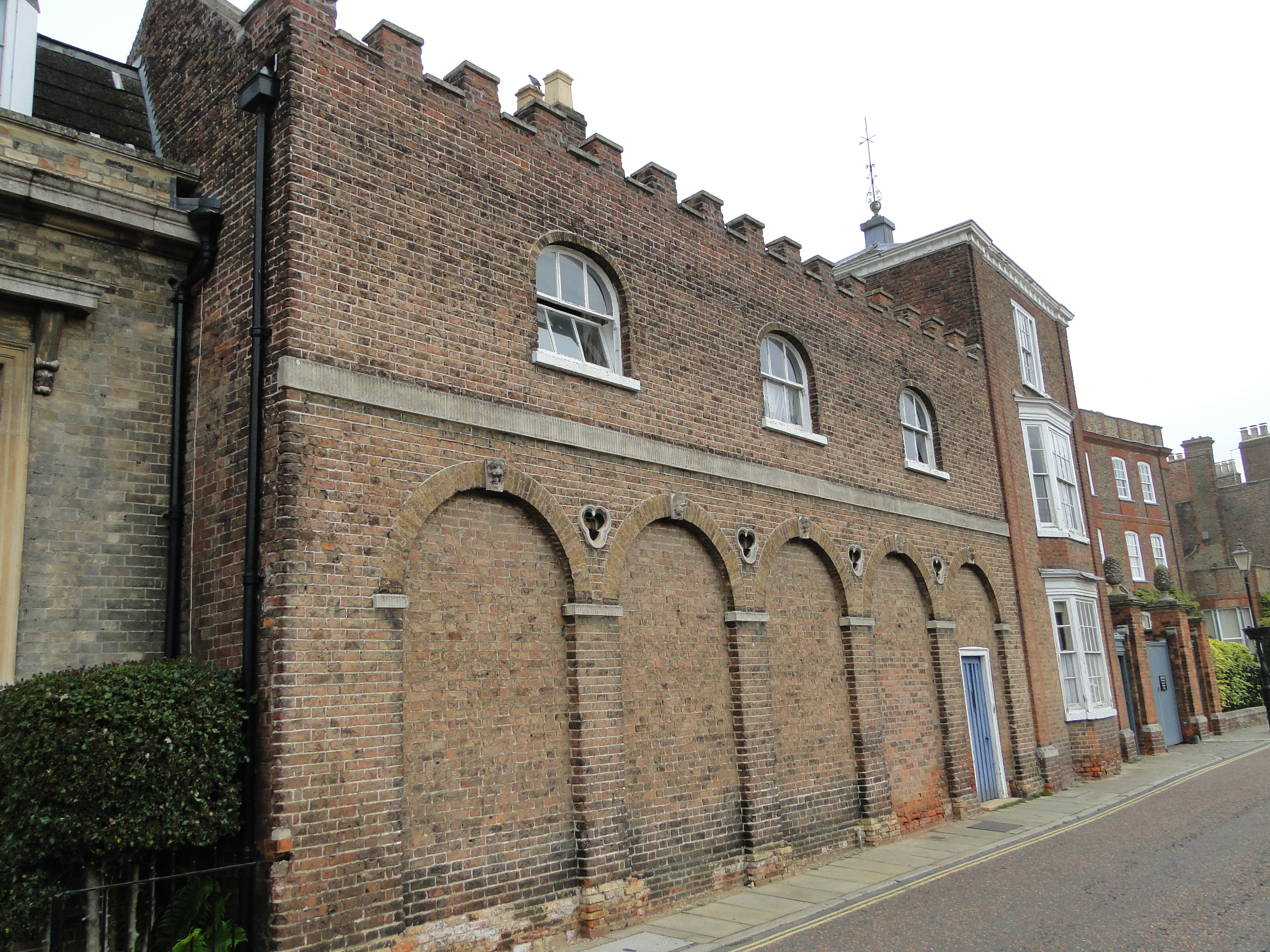 North Brink historic architecture in Wisbech Fenland